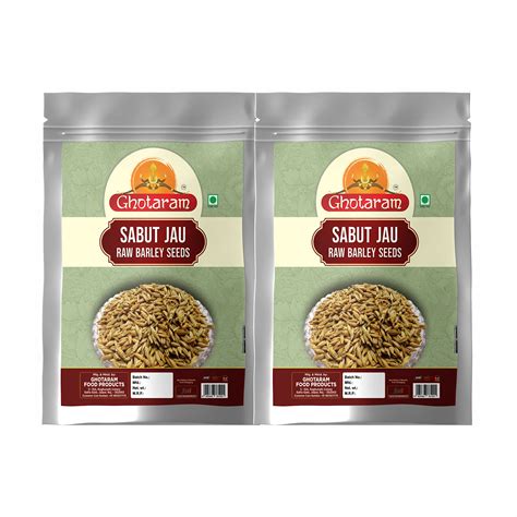 Ghotaram Shekhawati Amber Thick Barley-Jau Grain Sabut//Whole Improves ...