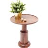 Buy Piller Side Table Natural Online in India | The Home Dekor