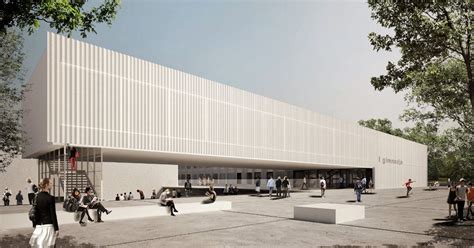 5. Preis : Neubau für das 1. Gymnasium in Osijek / Arhitektonski ...
