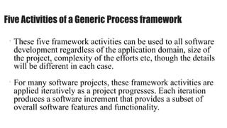 Image result for Define Process and Explain Generic Process Framework for Software Engineering