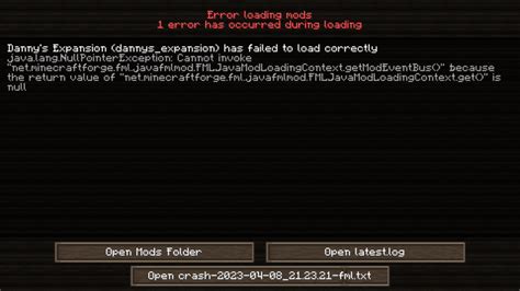 Image result for +MC Add-ons Manager Error
