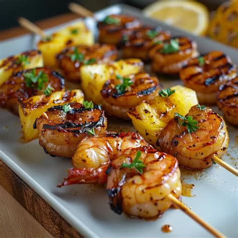 Grilled Jerk Shrimp and Pineapple Skewers Recipe | Recipe | Healthy ...