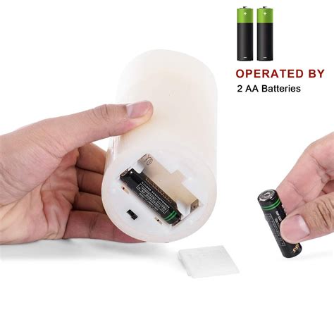 Buy Aku Tonpa Flameless Candles Battery Operated Pillar Real Wax ...
