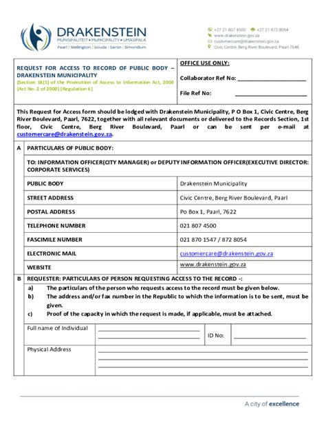 Fillable Online Documents - Drakenstein Fax Email Print - pdfFiller