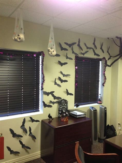 diy halloween office decorations