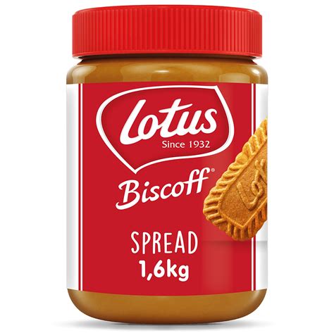Buy Lotus Biscoff 1.6kg Jar - Original Caramelised Spread Smooth Online ...