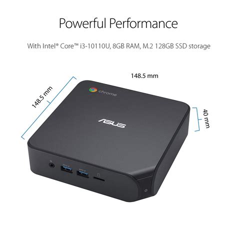 ASUS Chromebox4 with Intel Core i7-10510U, 16GB RAM, M.2 PCIE 256GB SSD ...