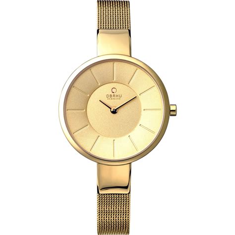 Obaku SOL - GOLD – The Watch Factory