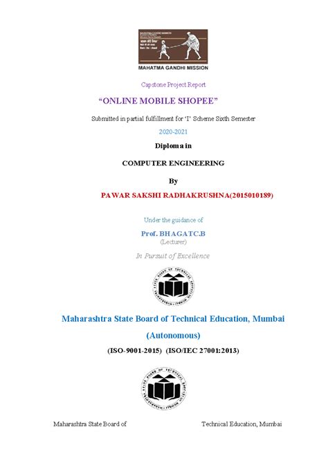 Cpp report - Capstone Project Report “ONLINE MOBILE SHOPEE” Submitted ...