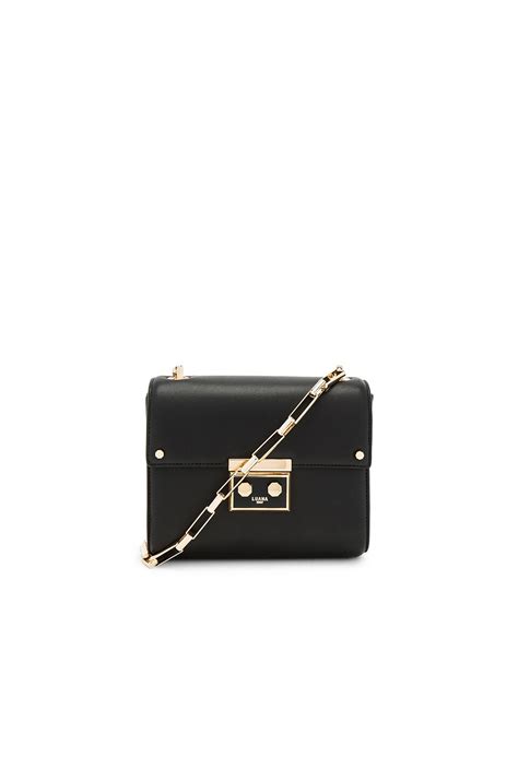 Luana Italy Marella Mini Shoulder Bag in Ebony | REVOLVE