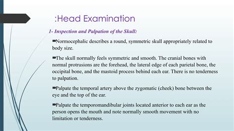 Health assessment Head .face .neck assessment | PPTX