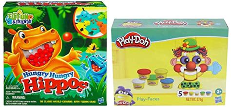 Buy Hasbro Gaming Hungry Hungry Hippos, Board Game, for Kids Ages 4 ...
