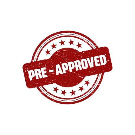 Image result for Pre-Approved Vector