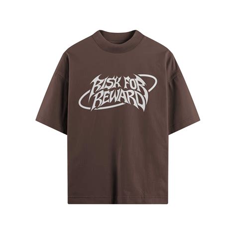 Risk For Reward – Oversized T-Shirt (Brown) – BLIIXOR