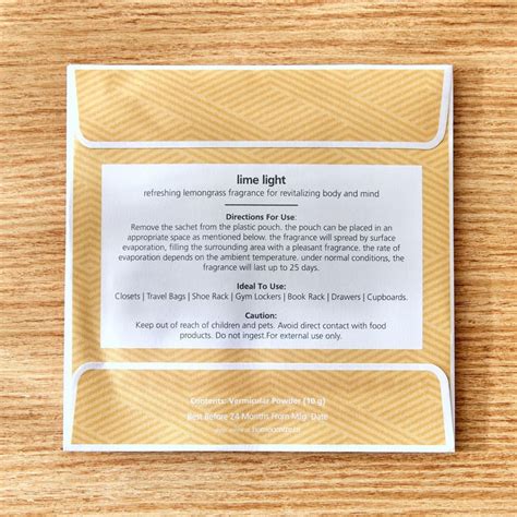 Buy Colour Refresh Set of 3 Lemongrass Fragrance Sachets - 10g from ...