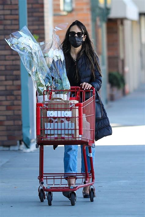JORDANA BREWSTER Shopping at Trader Joe’s in Santa Monica 12/04/2020 ...