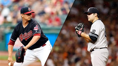 Cleveland Indians' Carlos Carrasco, former reliever Joba Chamberlain ...