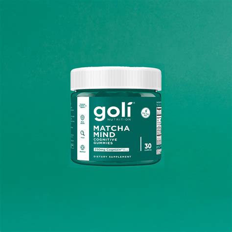 Goli Matcha Mind Cognitive Gummies 30s – Goli Philippines Inc