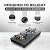 Preethi Luxe 2 Burner Glass Top Gas Stove With Driptray Less Infinity ...