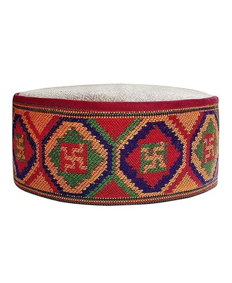 Buy Men's and Women's Woollen Himachali Kullu Patti Topi/Cap swastik ...