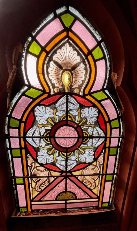 Antique gothic stained glass church window – Artofit