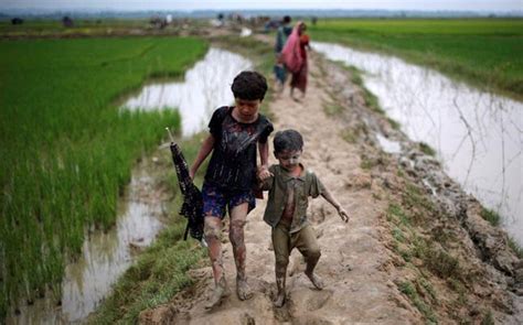 Rohingya exodus nears 150,000 as Suu Kyi blames 'terrorists' for ...