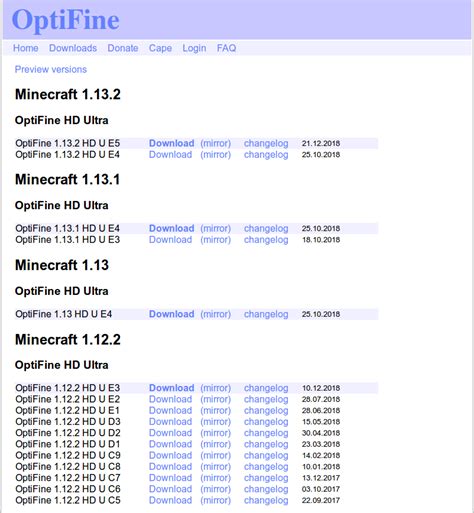Image result for How to Download OptiFine for Minecraft Java