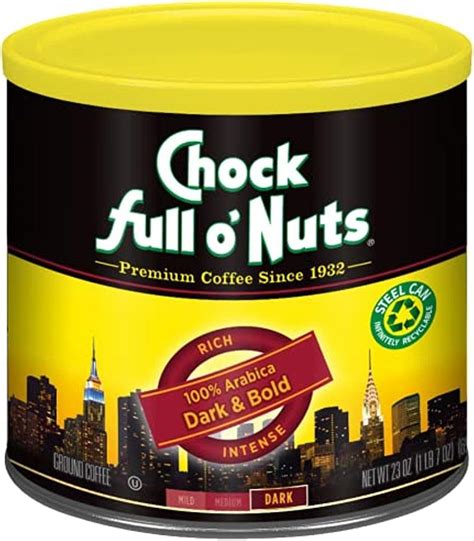 Amazon.com : Chock Full O Nuts Ground Coffee, Original Blend, 48 Ounce ...