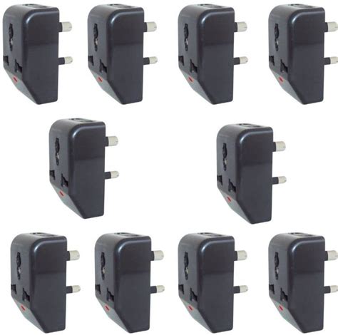 MX India to Europe 3-in-1 Universal Multiplug with Individual Switch ...