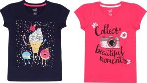 Flipkart.com | YALZZ Baby Girls Printed Pure Cotton Regular T Shirt ...