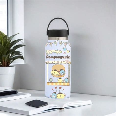 Sanrio 1pc Pompompurin Themed Insulated Water Bottle 32oz , Sanrio ...