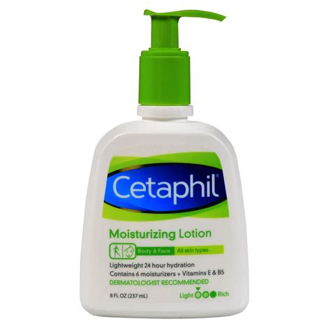 Cetaphil Moisturizing Lotion – Body & Face – For All Skin Types 8 FL OZ ...