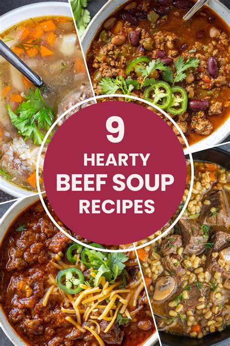 9 Hearty Beef Soup Recipes - Momsdish