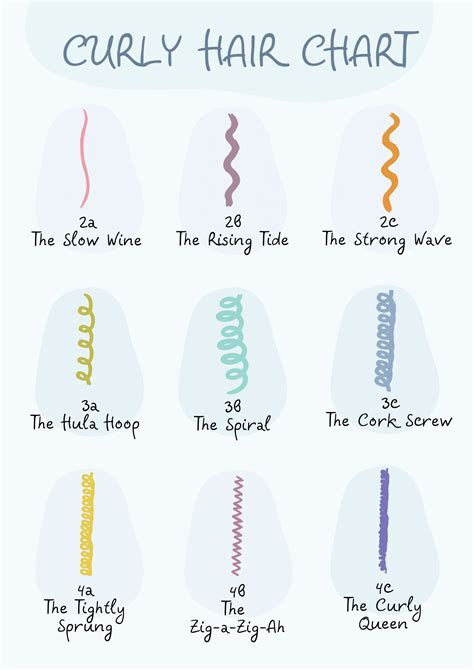 Curl Patterns Chart