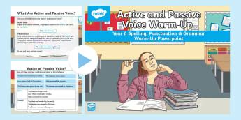Active and Passive Sentences - Sentence Structure KS2