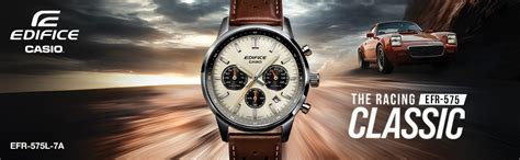Casio Edifice EFR-575L-7ADF Analog Cream Dial Men (ED657) : Amazon.in ...