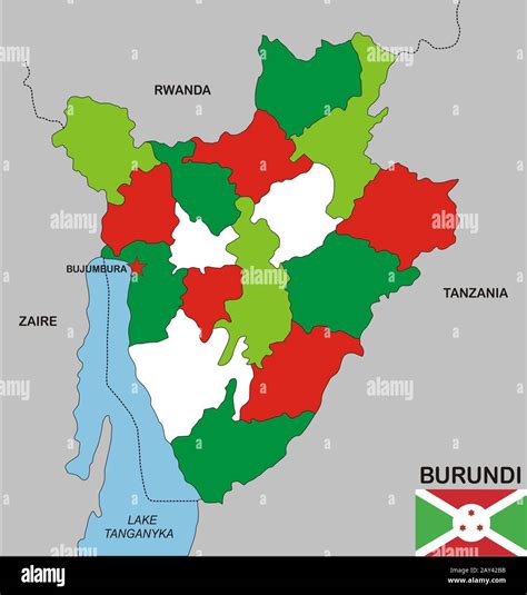 Map Of Burundi