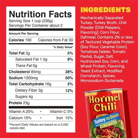 Hormel Chili Turkey No Beans 15 oz 98% Fat Free (6 Pack) | eBay