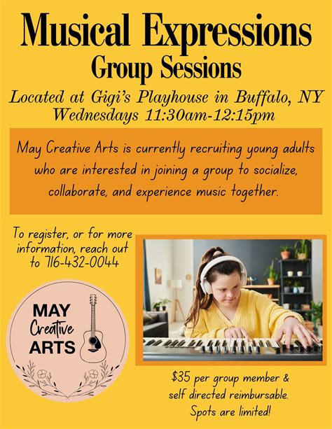 Musical Expression with May Creative Arts, GiGi's Playhouse Buffalo ...