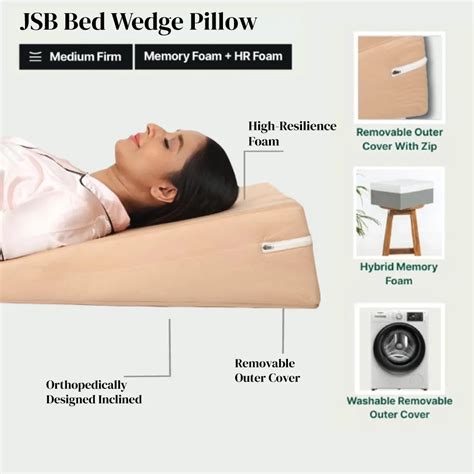 Bed Wedge Pillow India | Buy JSB BS34 Online