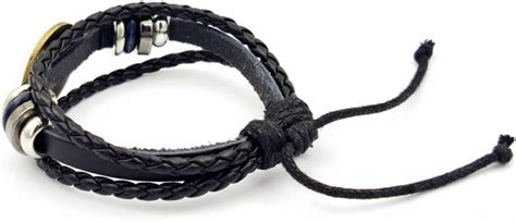 Adjustable Braided Leather Palestine Flag Bracelet - India | Ubuy