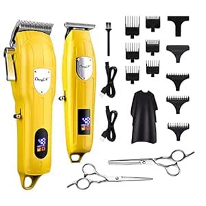 CkeyiN Hair Clippers for Men with Cordless Close Cutting T-Blade ...