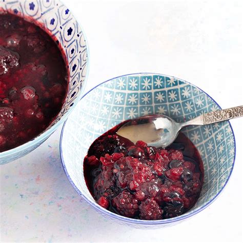 Easy mixed berry compote - Sneaky Veg