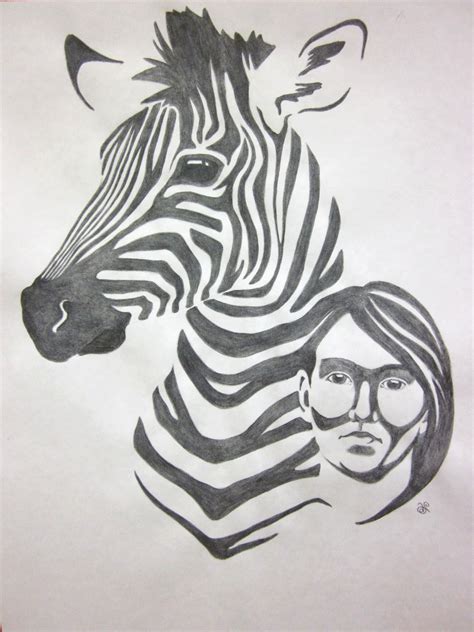Image result for Zebra Face Drawing