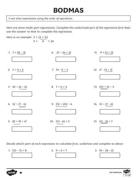 bodmas | PDF | Mathematics | Linguistics