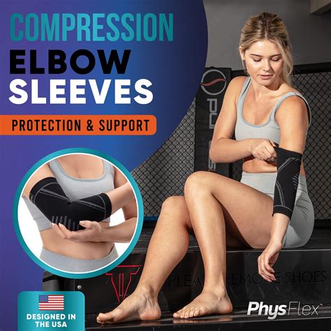 Snapklik.com : PhysFlex Elbow Brace 2 Pack For Tennis & Golfers Elbow ...