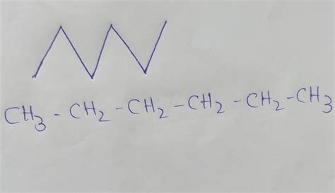 Draw bondline Structure ofCH3-CH₂-CH2-CH2-CH-CH₃ - Brainly.in