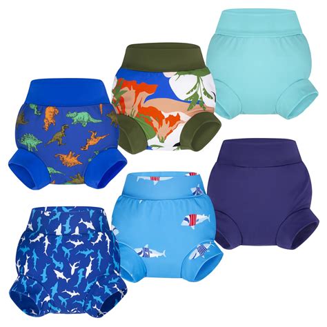 Snapklik.com : BIG ELEPHANT Baby Swim Diapers 3/6 Pack Reusable ...
