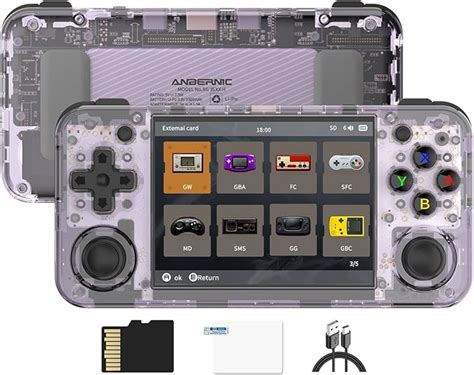 New World Anberni-c RG35XX H Retro Handheld Game Console 3.5 in IPS ...