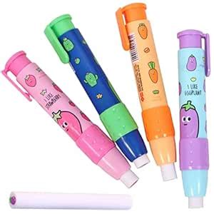 Buy Toyshine Pack of 4 Fruit Theme Colorful Erasers for Children Party ...